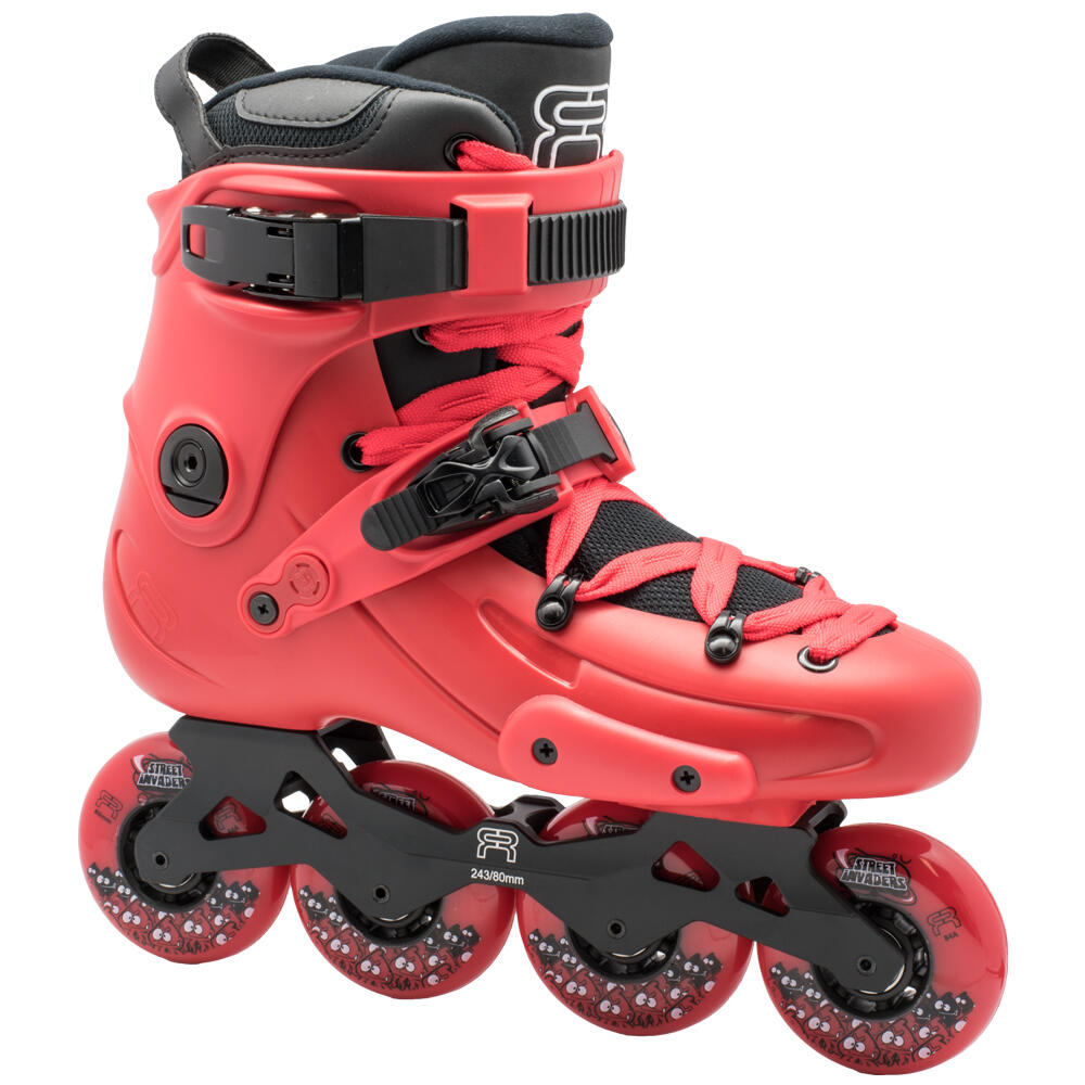 FR 1 80 UNISEX INLINE FITNESS, FREESTYLE & FREERIDE SKATES – RED 1/5