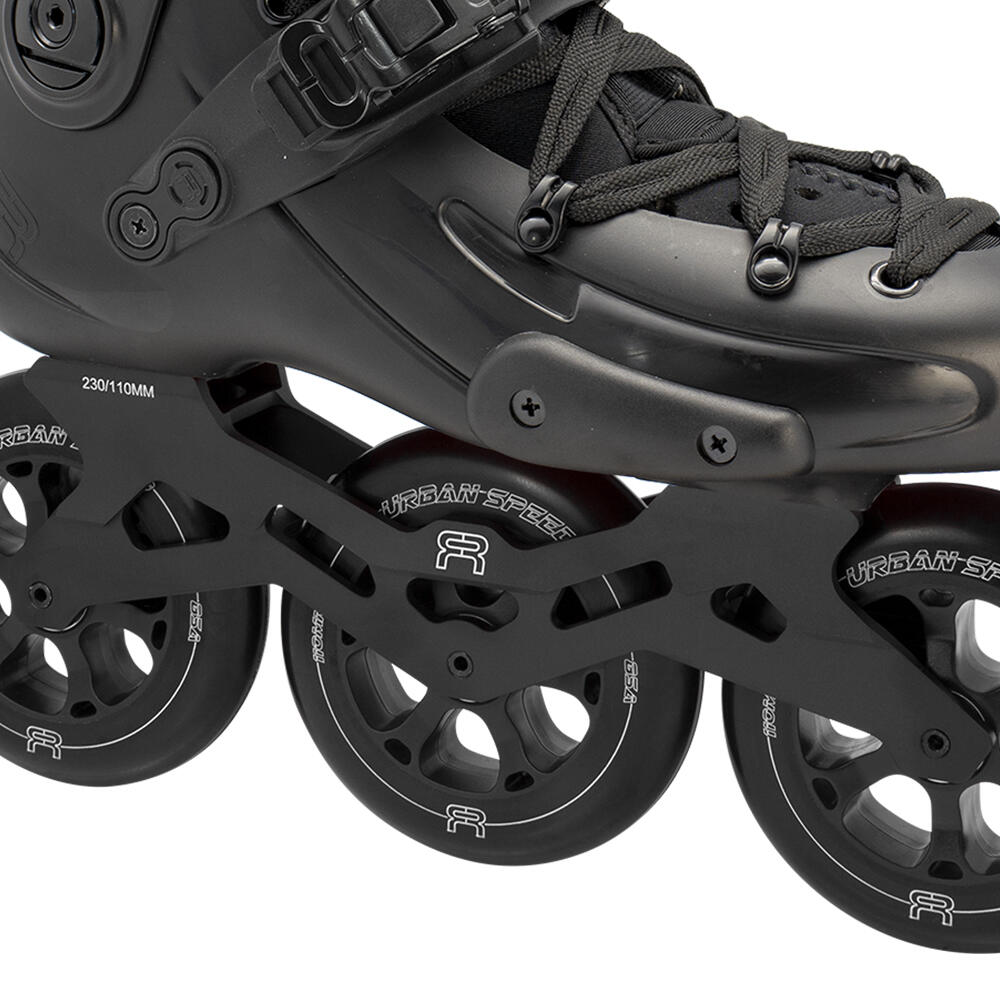 FR 1 310 INTUITION UNISEX INLINE FITNESS, FREESTYLE & FREERIDE SKATES – BLACK 4/5