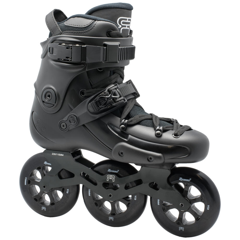 FR 1 310 UNISEX INLINE FITNESS, FREESTYLE & FREERIDE SKATES – BLACK 1/5