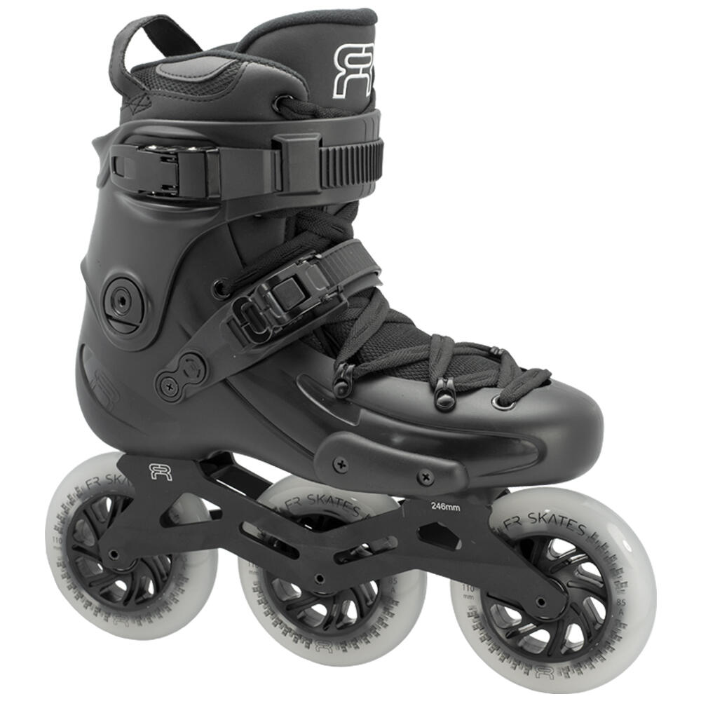 FR 2 310 UNISEX INLINE FITNESS, FREESTYLE & FREERIDE SKATES – BLACK 1/5