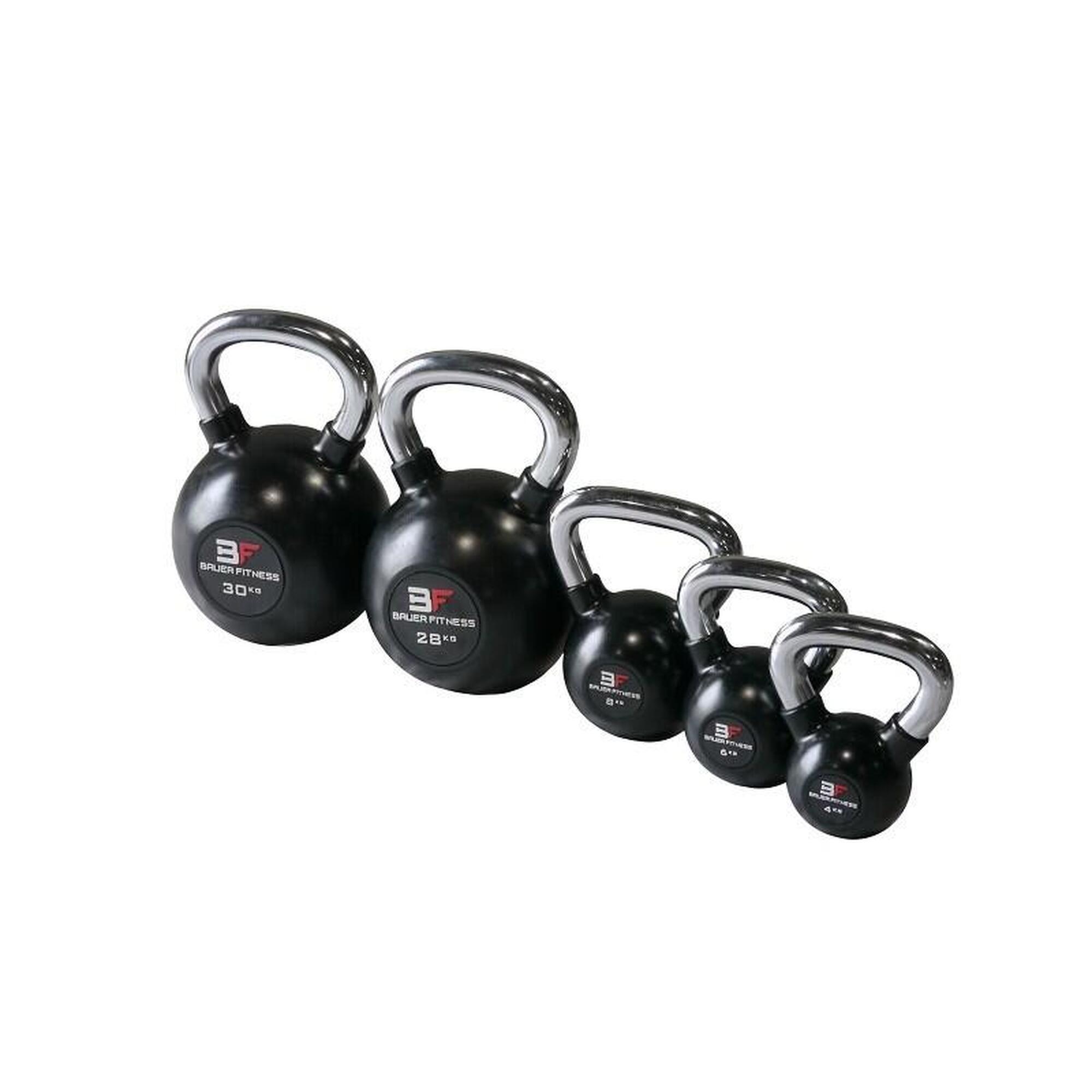 Kettlebell ogumowany Bauer Fitness