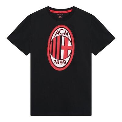 Ac milan big logo t-shirt senior