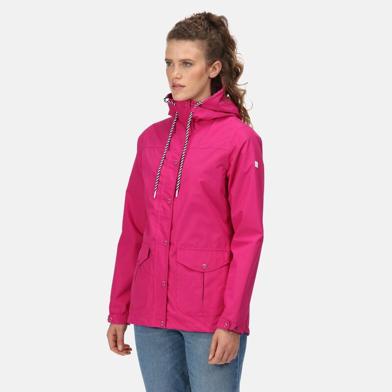 Bayarma Veste de marche en coton pour femme - Rose moyen