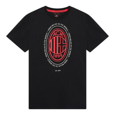 Ac milan logo t-shirt senior