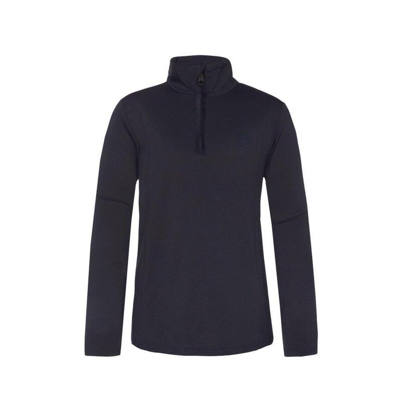 B Willowy Jr 1/4 Zip Top - Trui - 938_deep_ocean - jongens - Pisteskiën