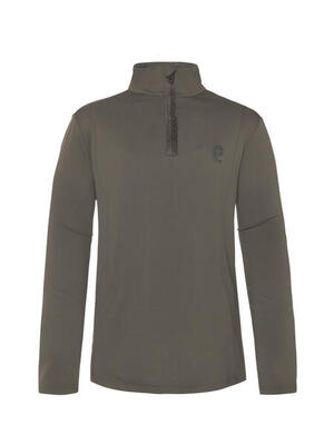 B willowy jr 1/4 zip top - trui - 672_huntergreen - jongens - pisteskiën