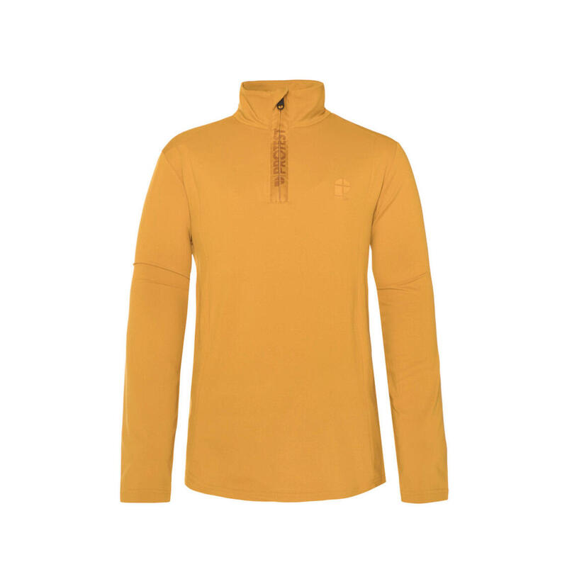 B Willowy Jr 1/4 Zip Top - Trui - 216_dark_yellow - kids - Pisteskiën