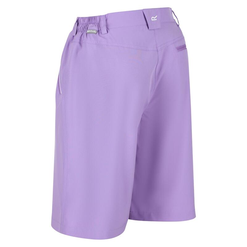 Xert Stretch Short de randonnée pour femme - Violet