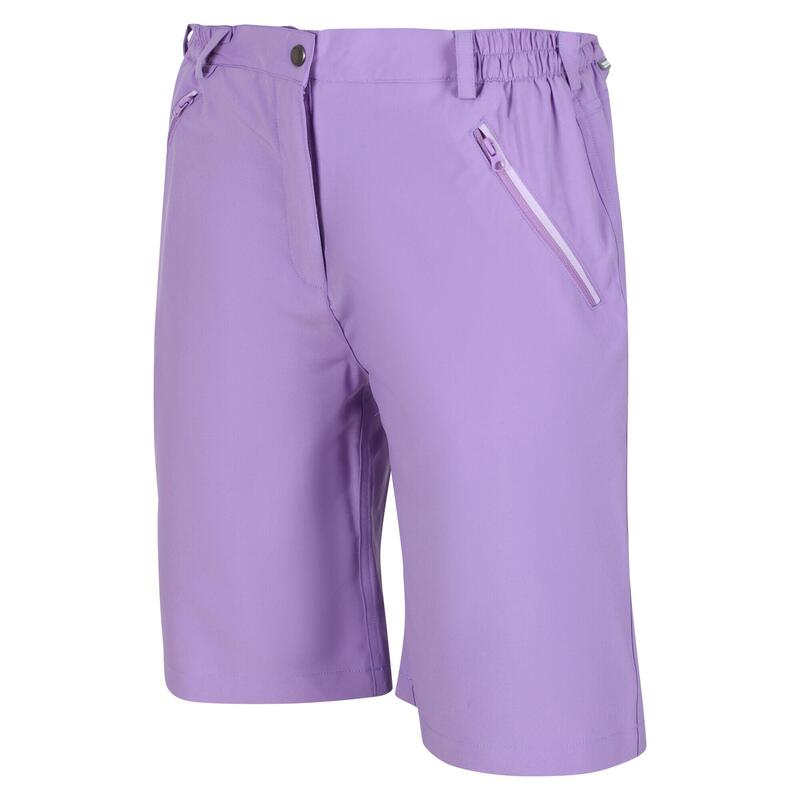 Xert Stretch Short de randonnée pour femme - Violet