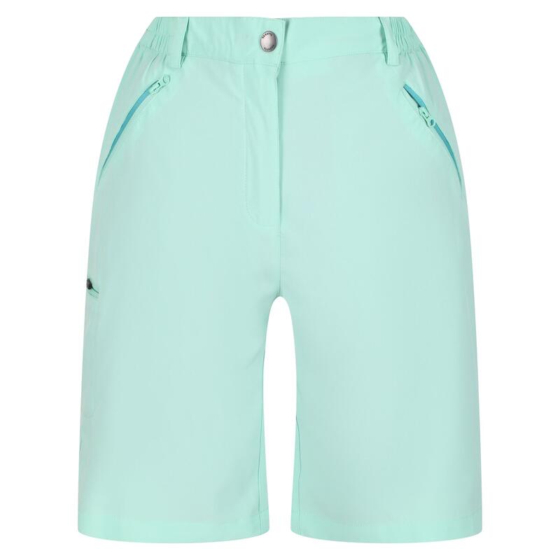 Xert Stretch Short de randonnée pour femme - Vert