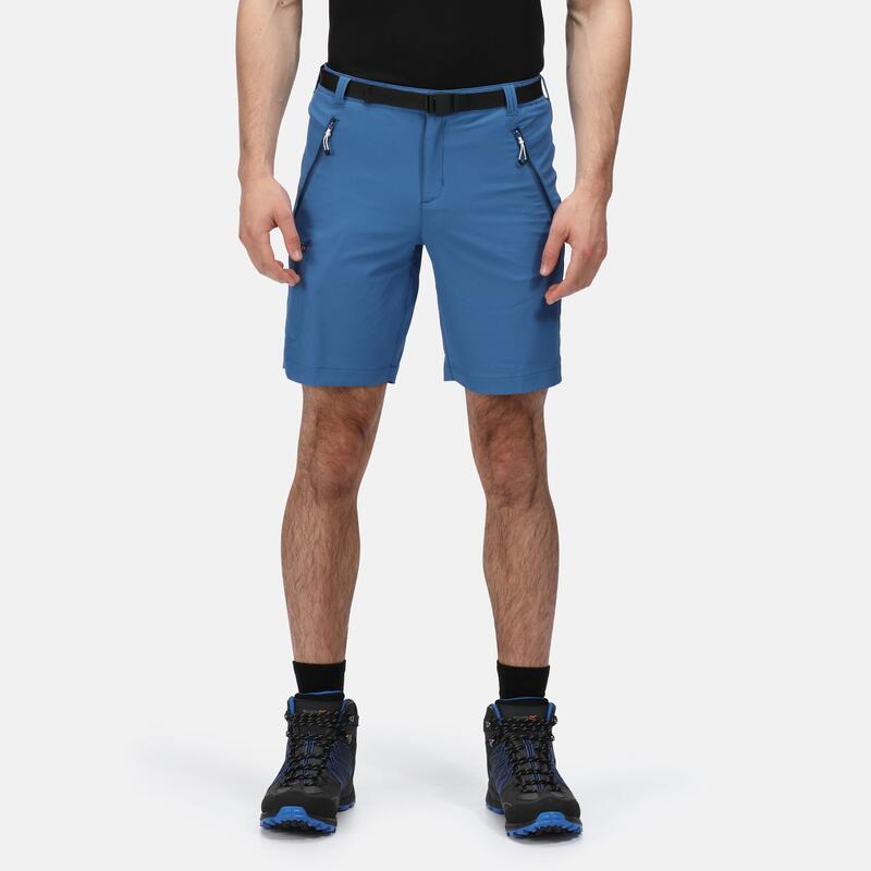 Xert Stretch III Short de randonnée pour homme - Bleu