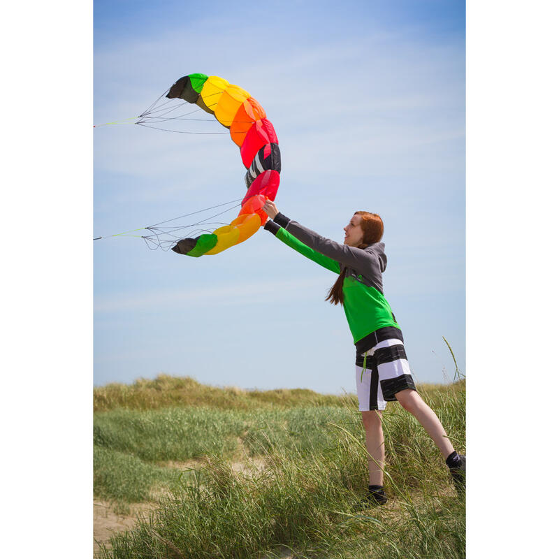 HQ-Symphony Pro 1.8 Rainbow, Lenkmatte|Lenkdrachen, ab 12 Jahren, 60x180cm