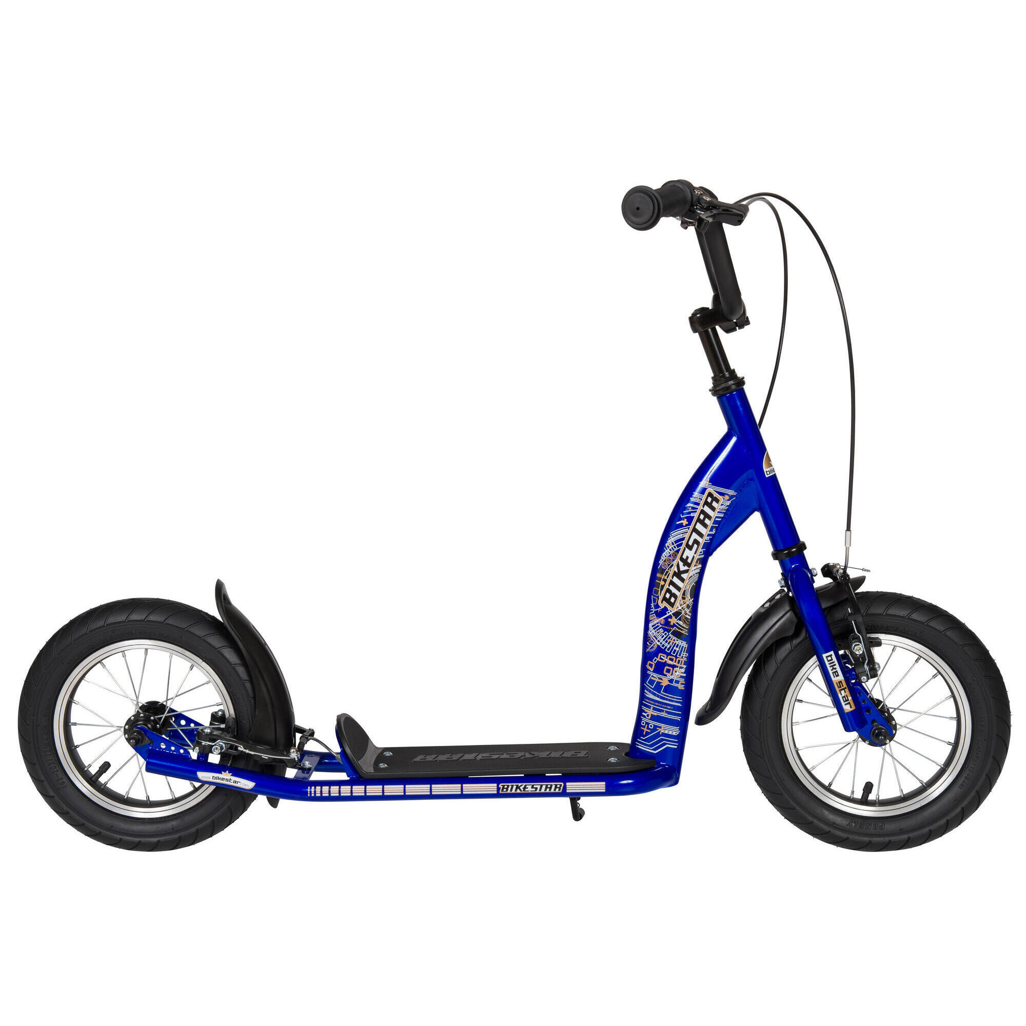 Star Scooter - Trottinette Grandes Roues 12", Pour Enfants De 8 Ans, Pneus Gonflables, Sport - Trottinette - Bleu - Taille Unique - Decathlon