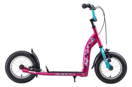 Trottinette grandes roues 12", pour enfants de 8 ans, pneus gonflables, Sport