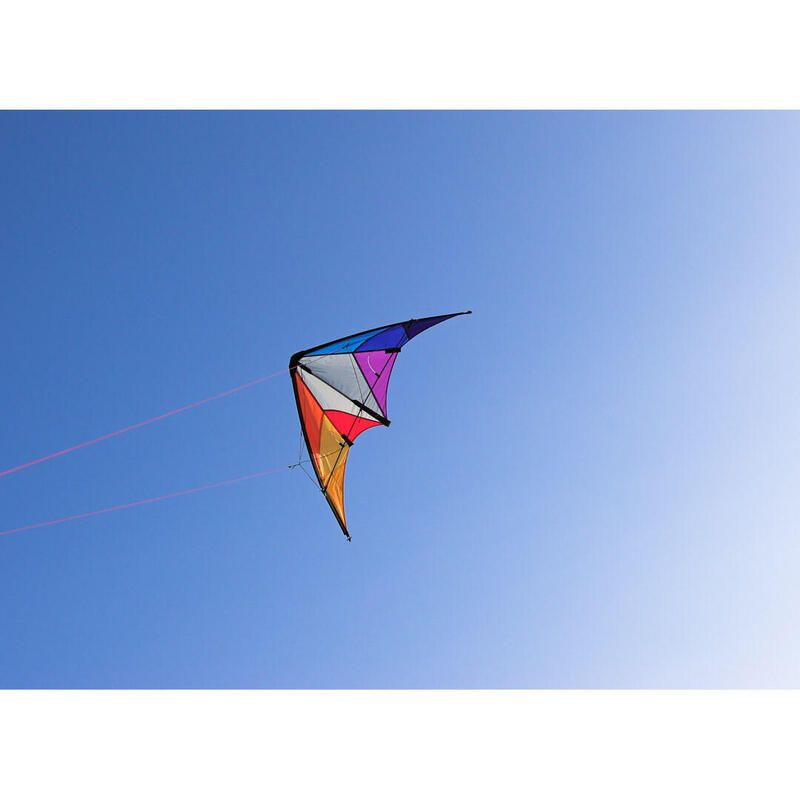 HQ - Calypso II Rainbow - Lenkdrachen, ab 8 Jahren, 59x110cm, flugfertig