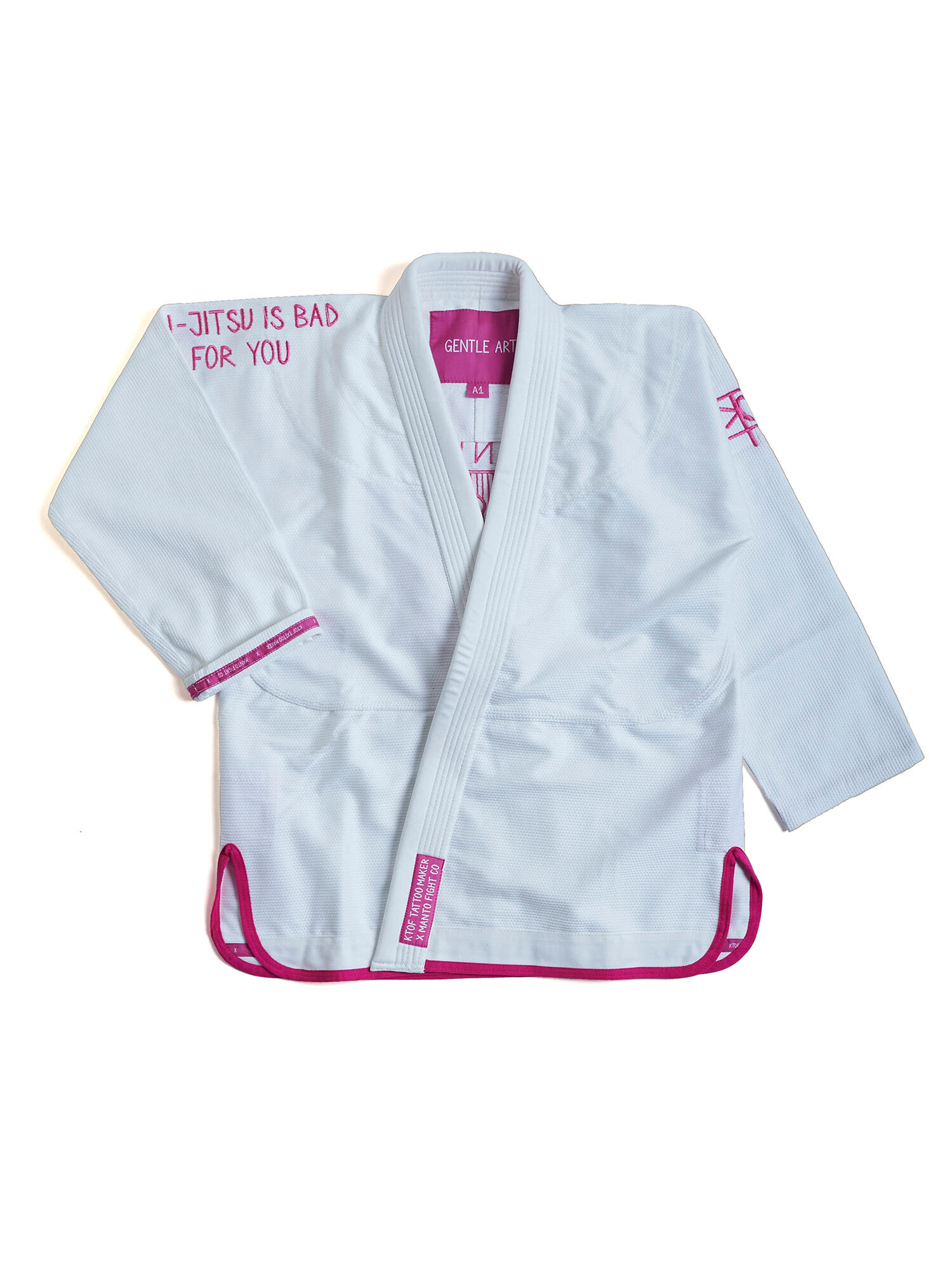 MANTO Kimono para BJJ para adultos Manto X que Balaclava GI White
