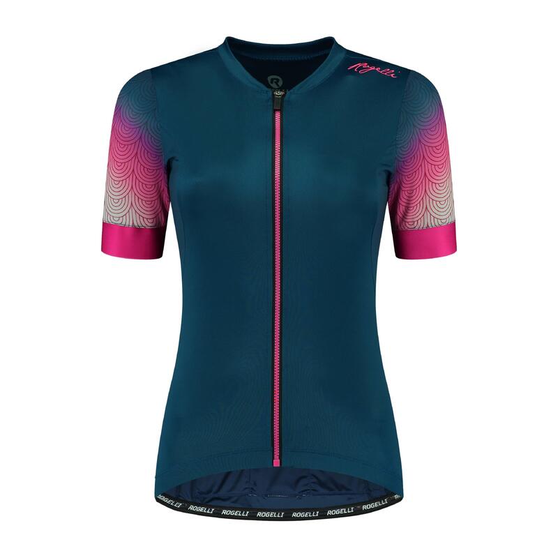 Maillot Manches Courtes Velo Femme - Waves