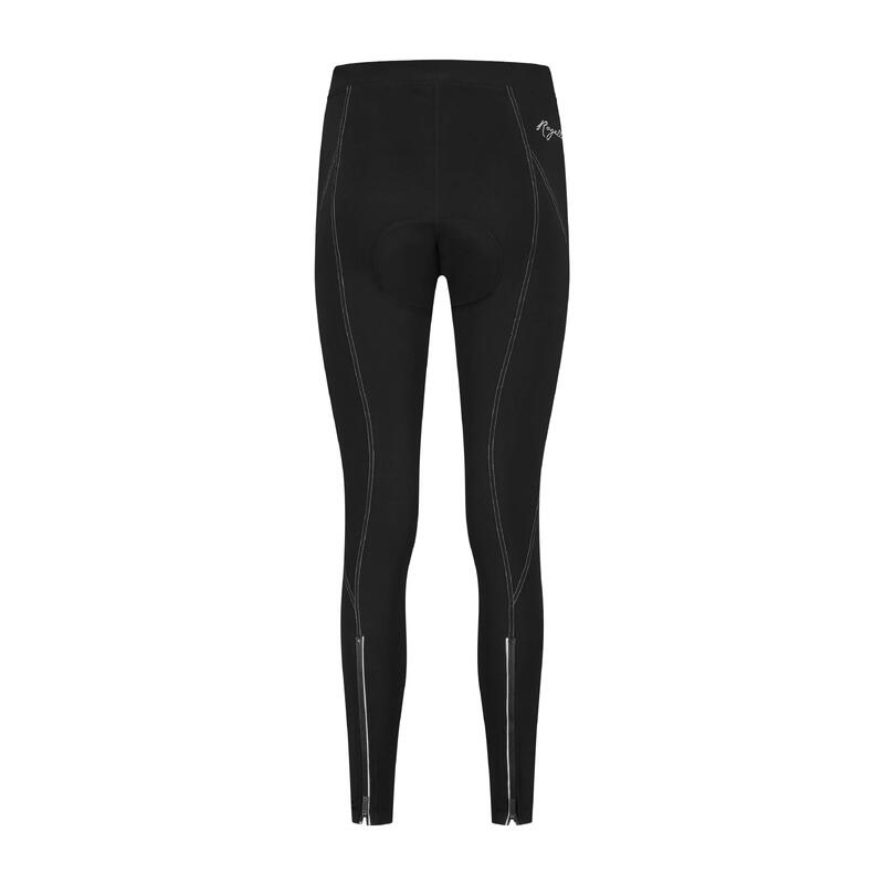 Cyclisme Femmes Cuissard Long - Sans Bretelles - Avec Peau - Lucette - Noir