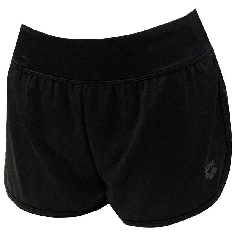 BASIC  WOMAN LOOSE FIT SHORTS - BLACK