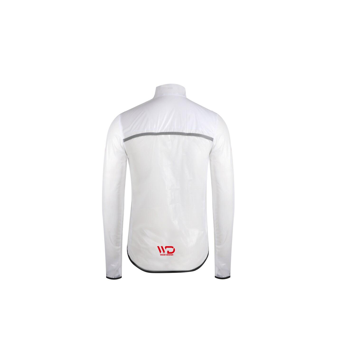 Chubasquero ciclista blanco 2/3