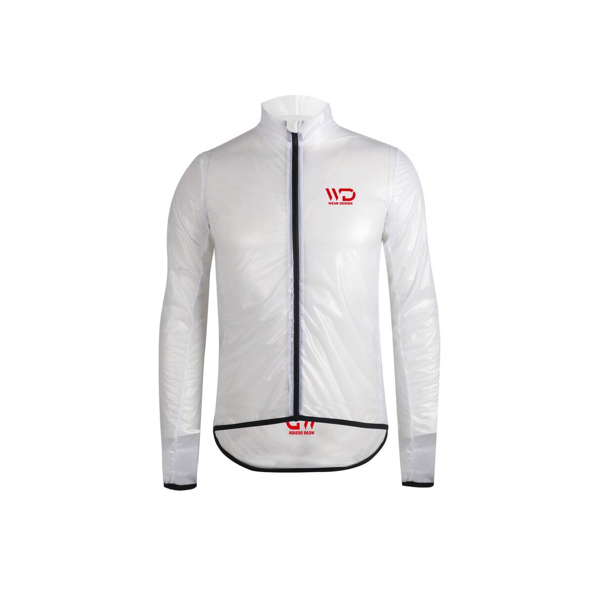 WEAR DESIGN Wit fietsregenjack