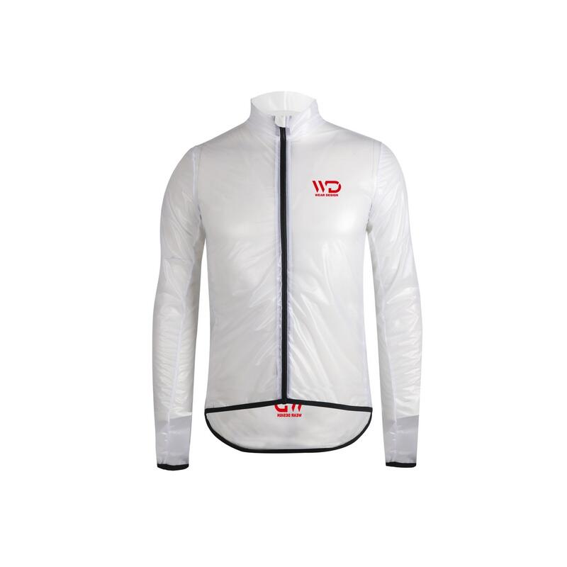 Veste de pluie vélo Blanche