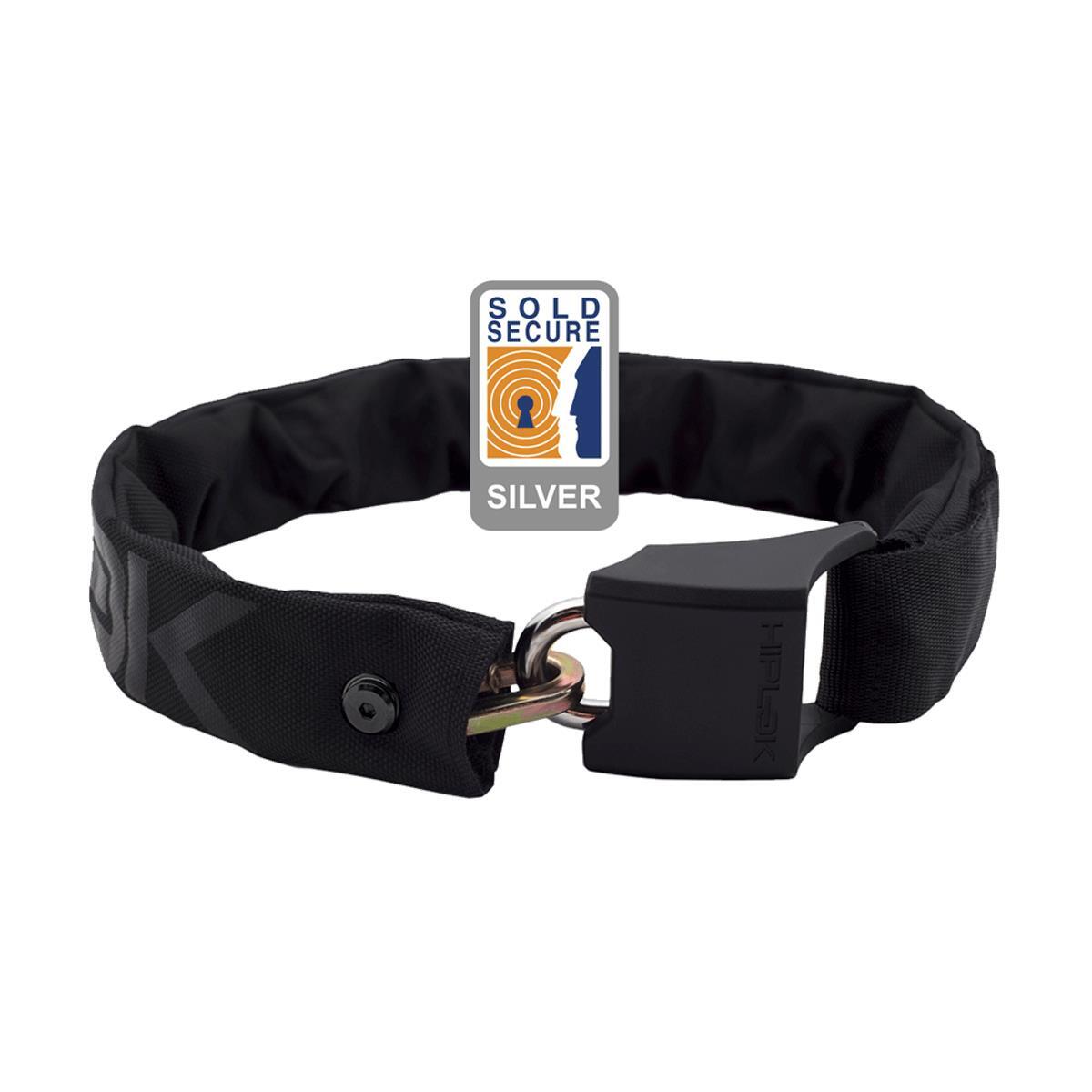 HIPLOK HIPLOK ORIGINAL V1.5 WEARABLE CHAIN LOCK 8MM X 90CM - WAIST 24-44 INCHES BLACK