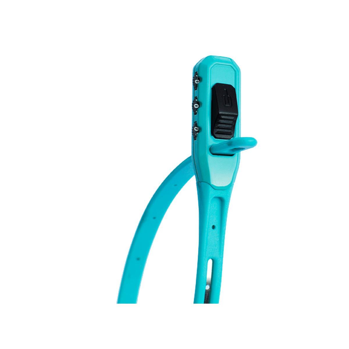 HIPLOK HIPLOK Z-LOK COMBO ARMOURED REUSEABLE TIE 40CM TEAL - SINGLE