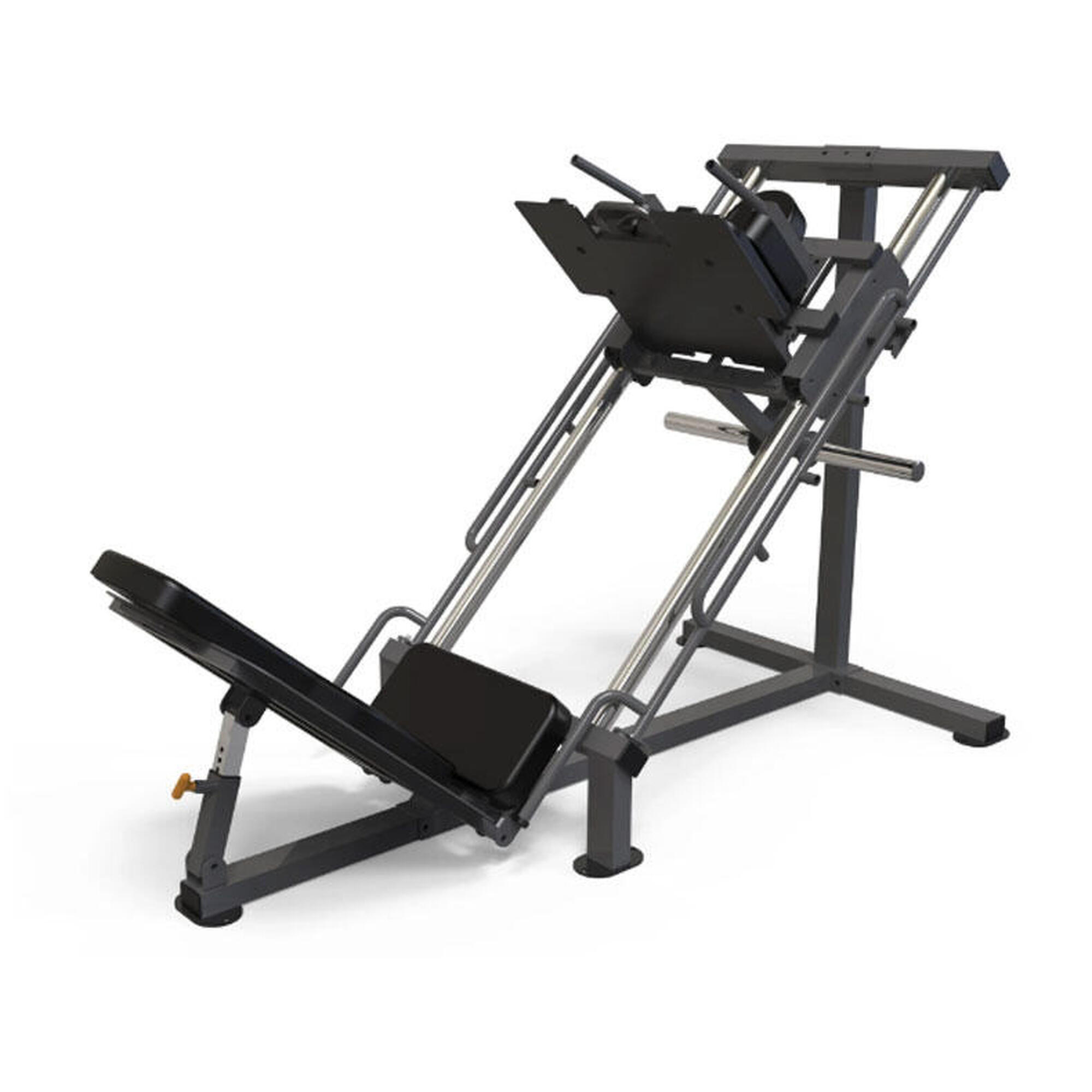 ION FITNESS Squat e pressa per gambe - dischi olimpici - supporta 200 kg