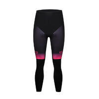 Collant long femme ANTARTICA noir/rose