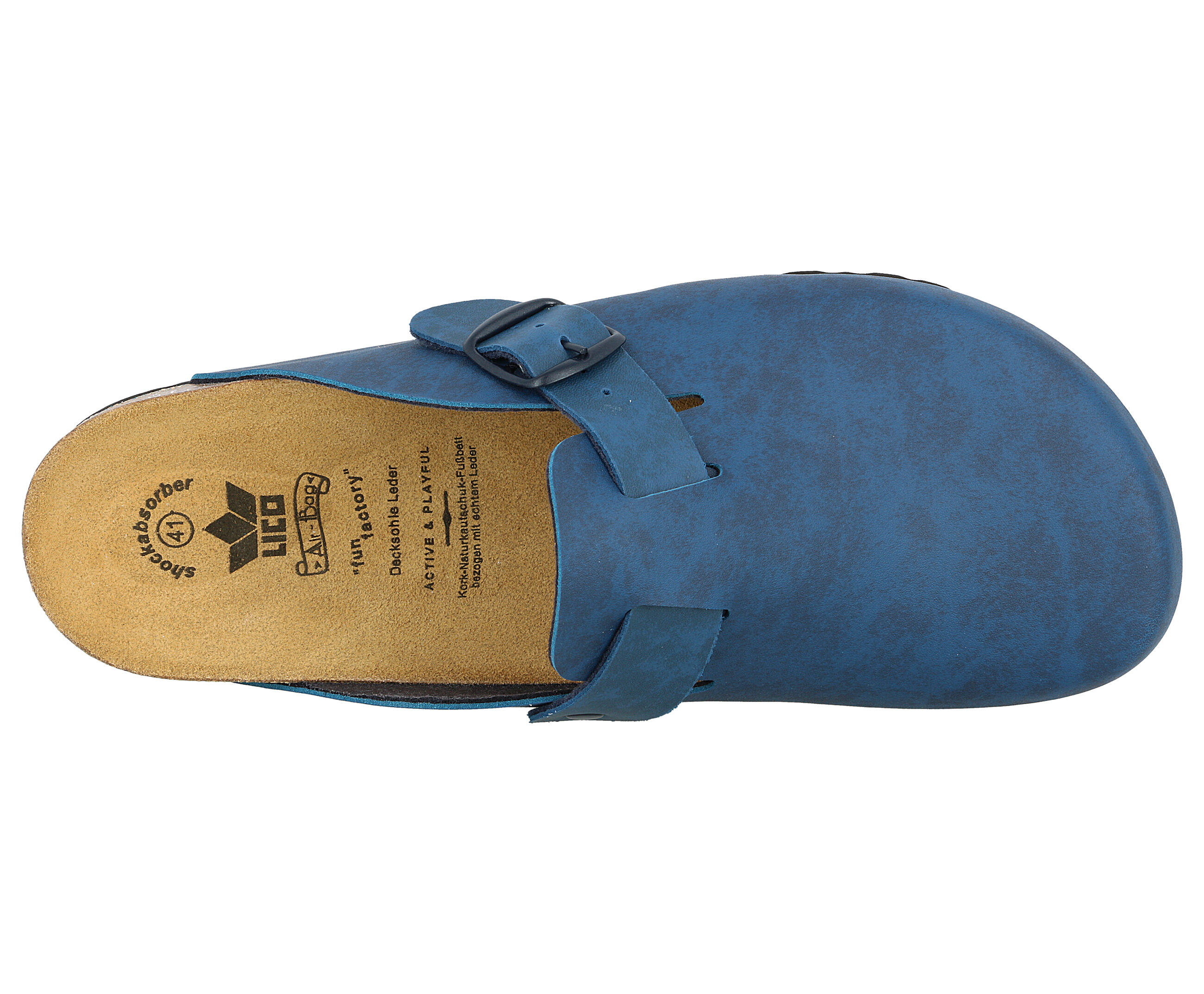 Zoccolo Fibbie Uomini LICO Bioline Clog 5/6