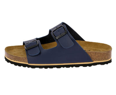 Pantolette blau Herren Pantolette Bioline Special
