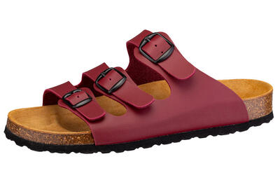 Pantolette rot Damen Pantolette Bioline Lady