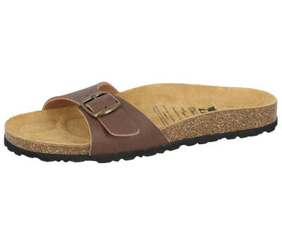 Pantolette braun Damen Pantolette Bioline Once