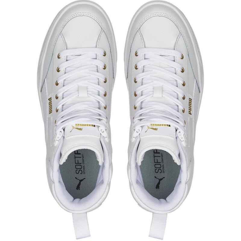 Pantofi sport femei Puma Karmen Mid, Alb