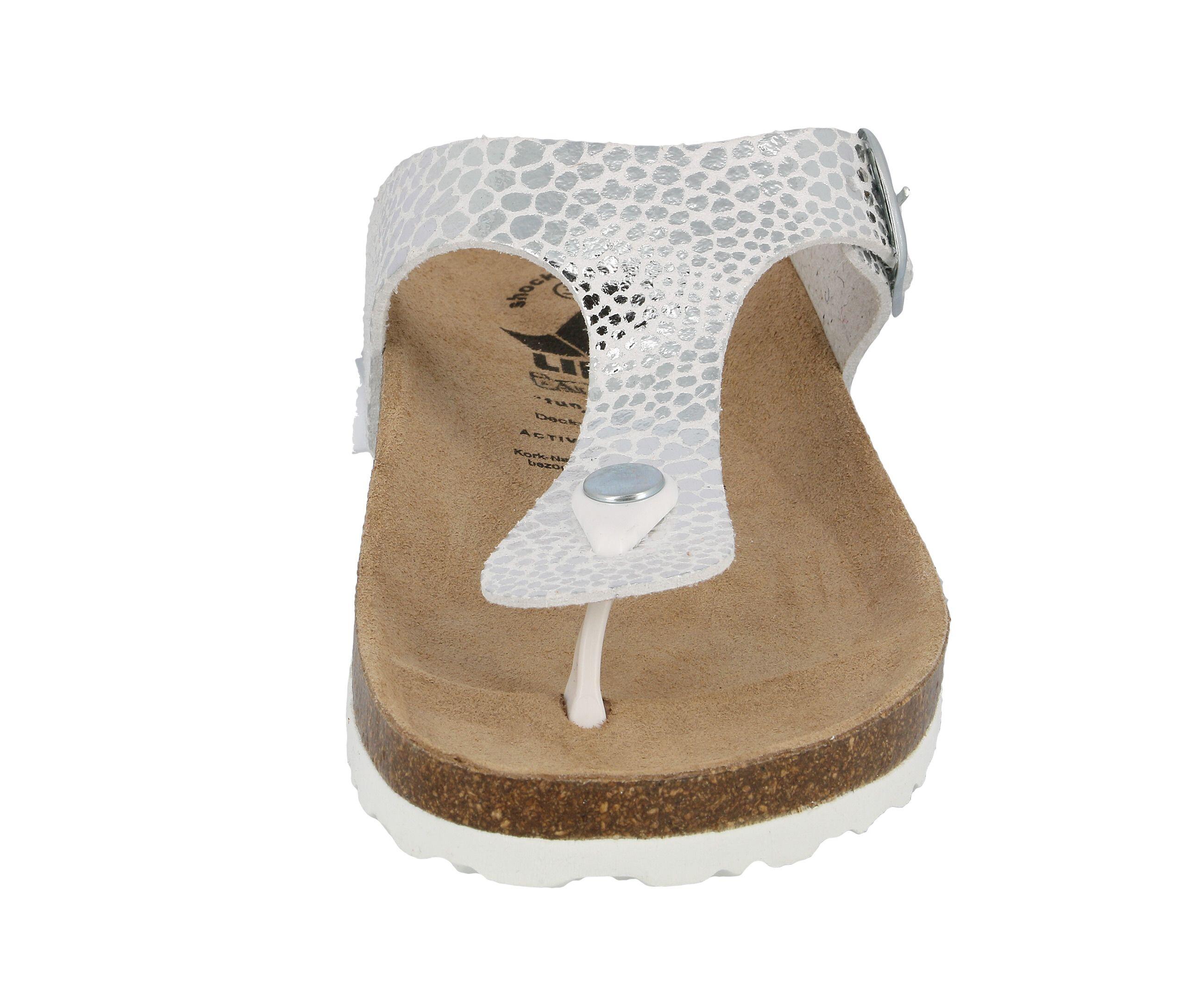 Pantolette Damen Schnallen LICO Bioline Stone 3/6