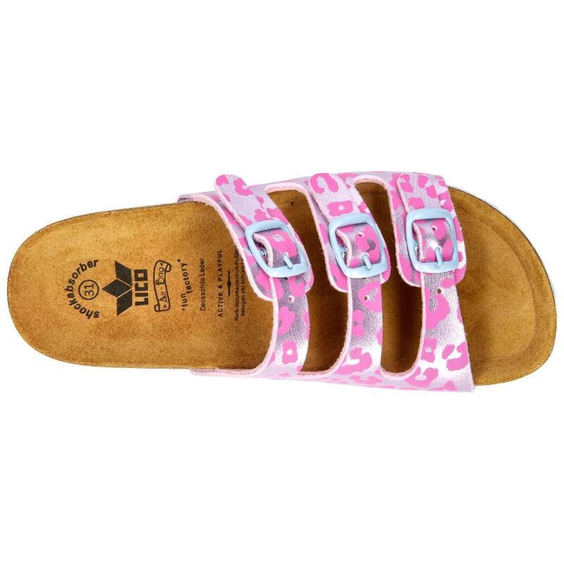 Pantolette rosa Mädchen Pantolette Bioline Kids