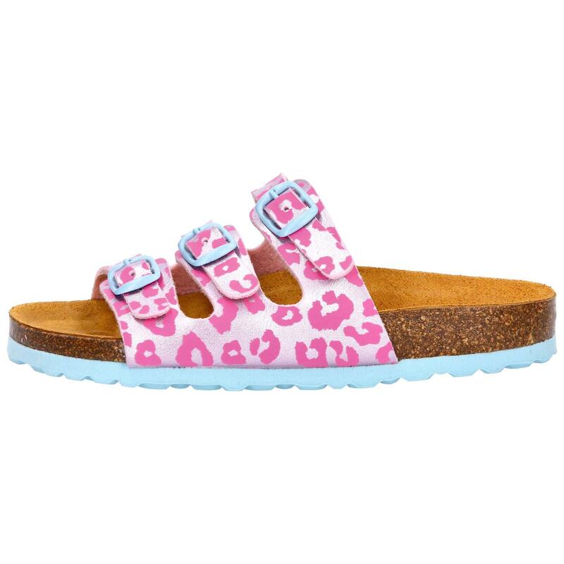 Pantolette rosa Mädchen Pantolette Bioline Kids