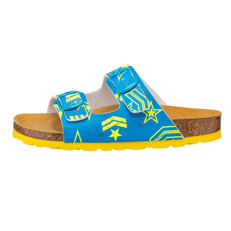 Pantolette blau Jungen Pantolette Bioline Top