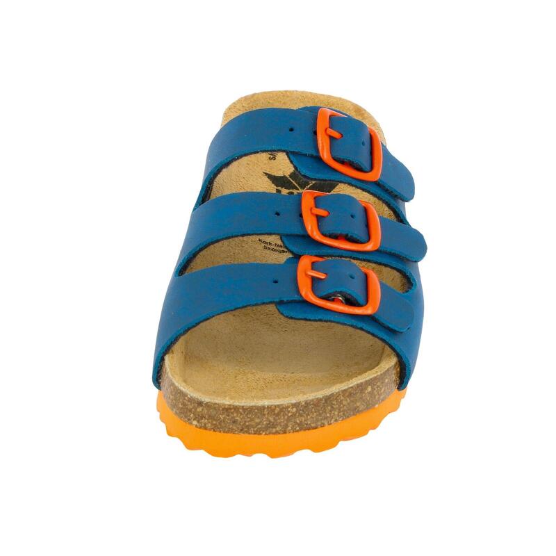 Pantolette blau Mädchen Pantolette Bioline Kids