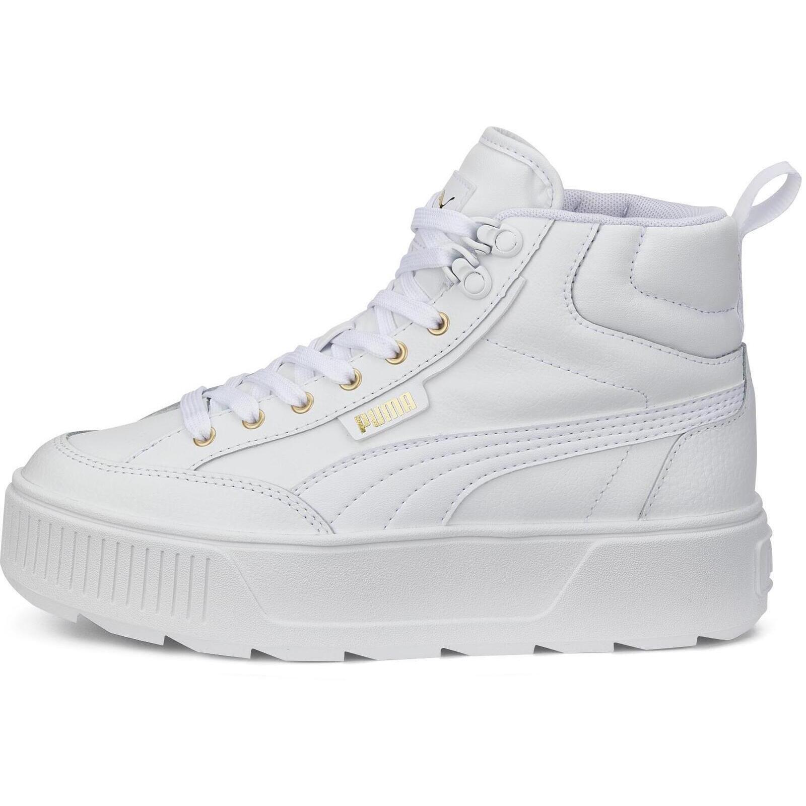 Pantofi sport femei Puma Karmen Mid, Alb