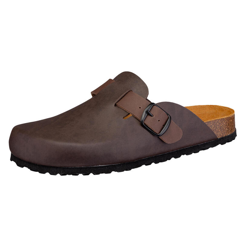 Pantolette braun Herren Pantolette Bioline Clog