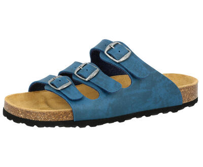 Pantolette blau Damen Pantolette Bioline Lady