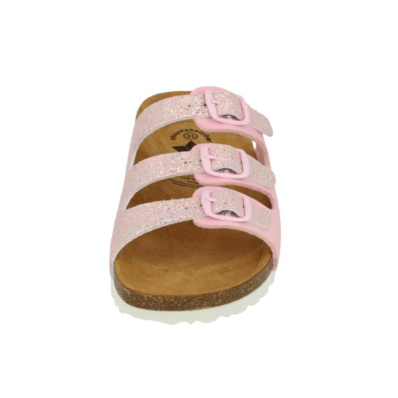 Pantolette rosa Mädchen Slipper Bioline Free Kids