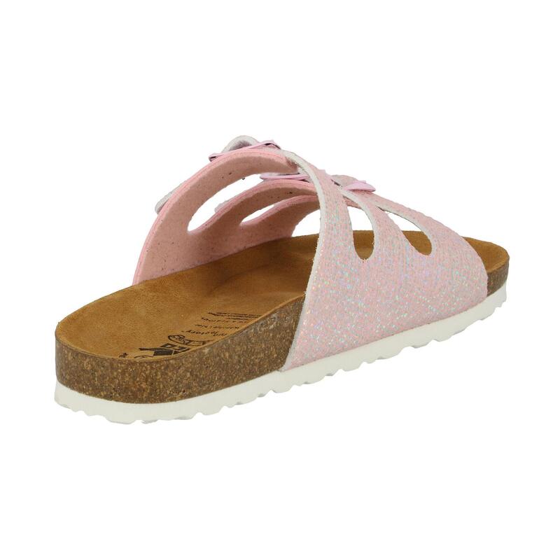 Pantolette rosa Mädchen Slipper Bioline Free Kids