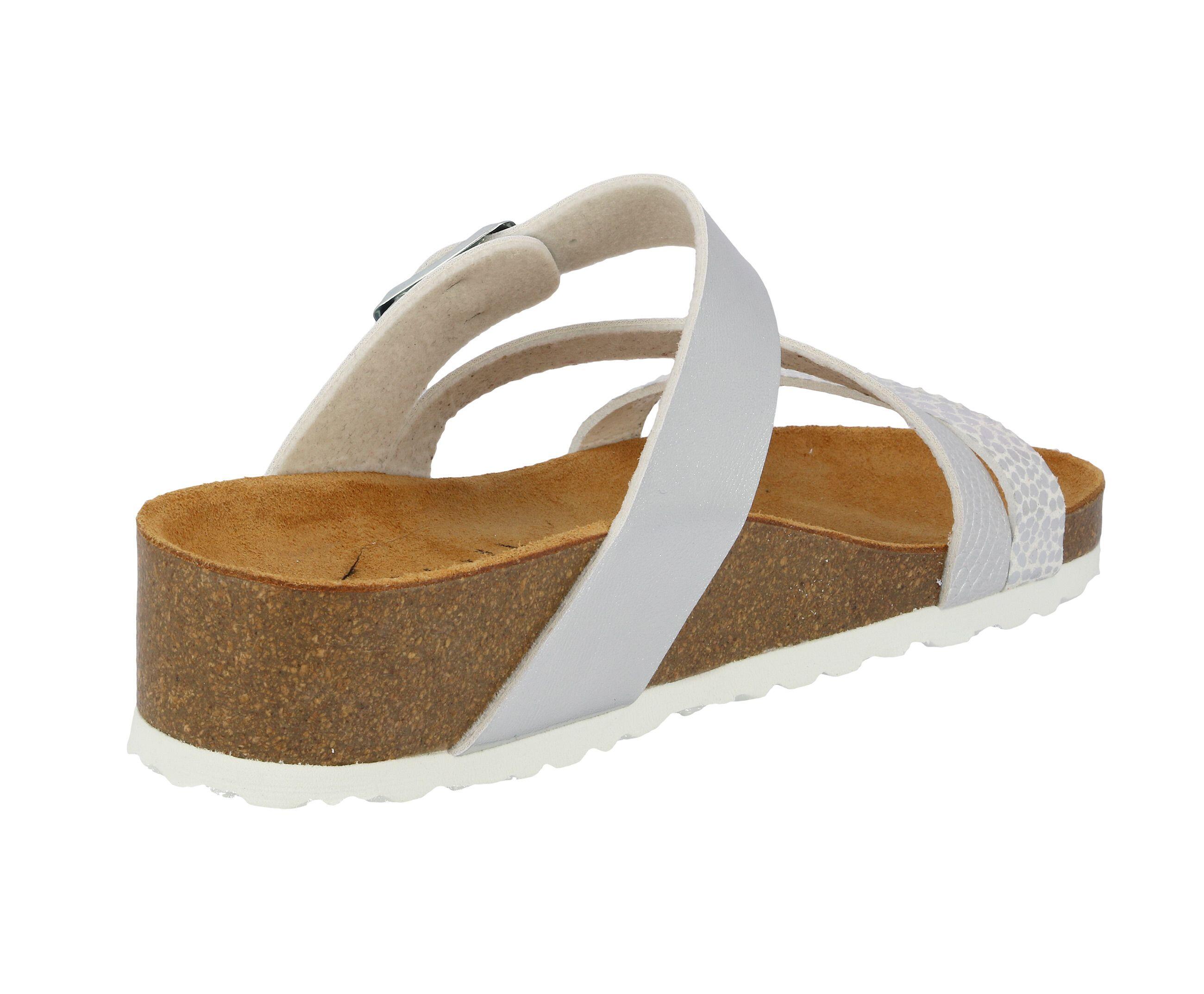 Pantolette Damen Schnallen LICO Natural Glitter 4/6