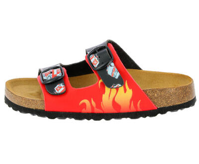 Pantolette rot Jungen Pantolette Bioline Emergency