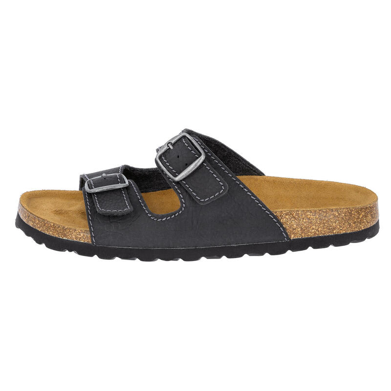 Pantolette grau Herren Pantolette Natural Elefo