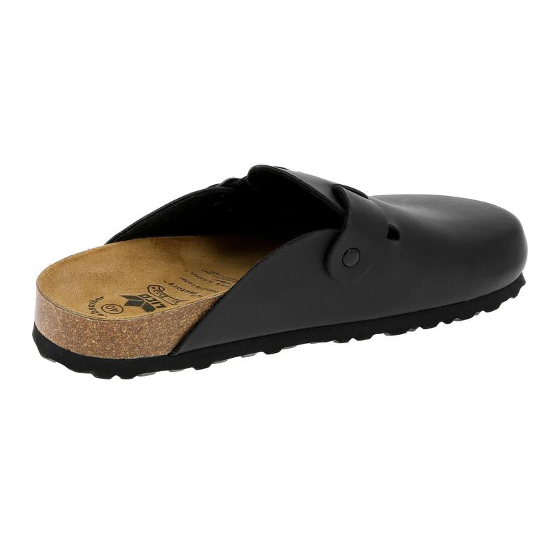 Pantolette schwarz Herren Pantolette Bioline Clog