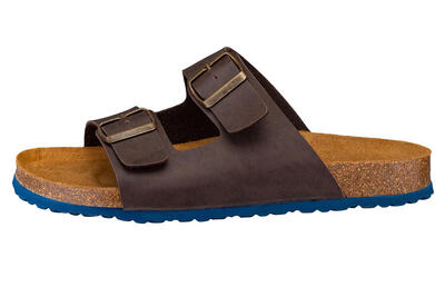 Pantolette braun Herren Pantolette Bioline Concrete